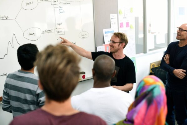 Startup Business Team Brainstorming on Meeting Workshop
